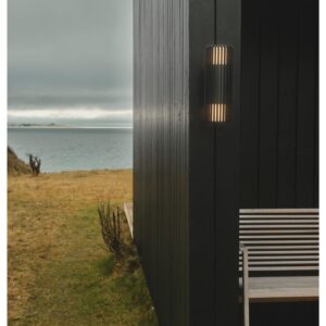 Aludra Double | Wall light | Seaside black -hs code 9405199090- NORDLUX – 1-NR2418121203