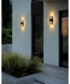 Aludra Double | Wall light | Seaside black -hs code 9405199090- NORDLUX – 1-NR2418121203