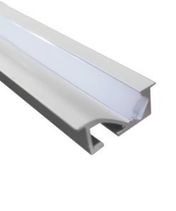 Προφίλ Αλουμινίου Χωνευτό για LED Ταινίες με Οπάλ Κάλυμμα 2m ACA – P168U