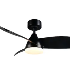 Ανεμιστήρας Οροφής Reality Helsinki R62732132 Μαύρο Ματ με LED Φως CCT 2500lm & Τηλεχειριστήριο