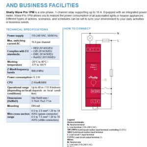 Shelly Qubino Wave Pro 1PM | Shelly Qubino Wave Pro 1PM – EAN 3800235269107