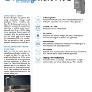 Shelly Qubino Wave PRO 2 | Shelly Qubino Wave PRO 2 – EAN 3800235269114