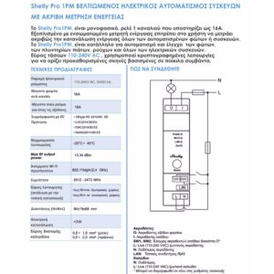 Shelly PRO 1PM | Shelly PRO 1PM – EAN 3800235268018