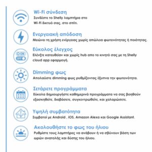 Shelly Vintage ST64 | Shelly Vintage ST64|Smart Filament Dimming ST64 7W E27 2700K 750LM 360⁰ – EAN 3800235262115