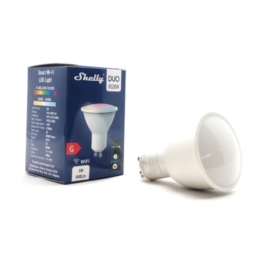 Shelly DUO RGBW GU10 | Shelly DUO RGBW GU10 Wi-Fi – EAN 3800235262313