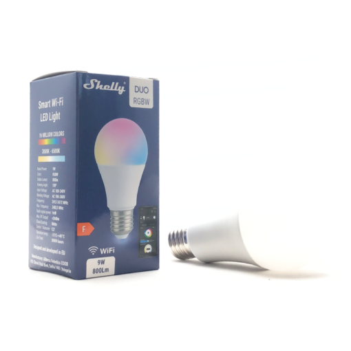 Shelly DUO RGBW A60 E27  | Shelly DUO RGBW A60 E27 Wi-Fi – EAN 3800235262306