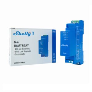Shelly PRO 1 | Wi-Fi Smart Διακόπτης Ράγας 16A – EAN 3800235268001