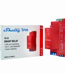 Shelly PRO 1PM | Wi-Fi Smart Διακόπτης/Μετρητής Ισχύος Ράγας 16A – EAN 3800235268018