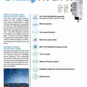 Shelly Pro EM-50 | Shelly Pro EM – 50 – EAN 3800235268148