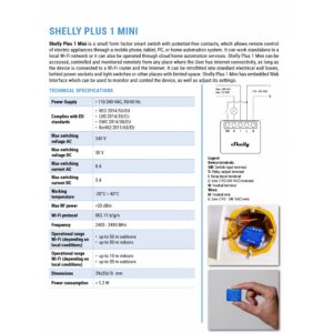 Shelly 1 Mini Gen 3 x5 Bundle | Shelly 1 Mini Gen 3 x5 Bundle