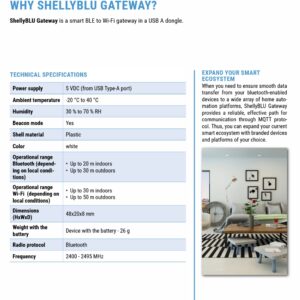 Shelly Blu Gateway | Shelly Blu Gateway – EAN 3800235266656