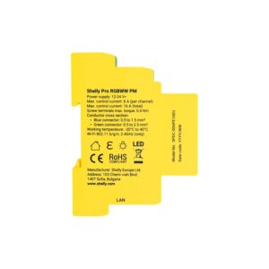 Shelly Pro RGBW PM | Shelly Pro RGBW PM – EAN 3800235268216