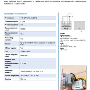 Shelly Qubino Wave PM Mini | Shelly Qubino Wave PM Mini – EAN 3800235269152