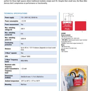Shelly Qubino Wave 1PM Mini | Shelly Qubino Wave 1PM Mini – EAN 3800235269145