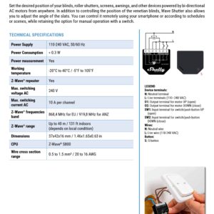 Shelly Qubino Wave Shutter | Shelly Qubino Wave Shutter – EAN 3800235269008