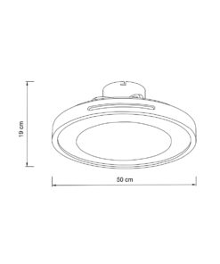 it-Lighting Zephyr 36W 3CCT LED Fan Light in Wood Color (101000940)