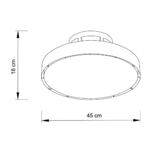 it-Lighting Teton 56W 3CCT LED Fan Light in Black Color (101001010)