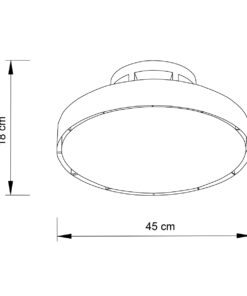 it-Lighting Teton 56W 3CCT LED Fan Light in White Color (101001020)