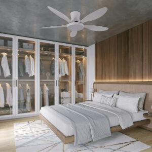 it-Lighting Denali 24W 3CCT LED Fan Light in White and wooden Color (102000790)