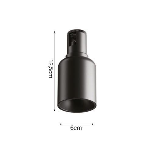 Inlight Φωτιστικό LED 12W 3000K για Chandler Track μαύρη απόχρωση D:6cmX12,5cm (13C-00031)