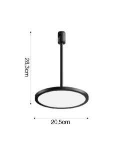 Inlight Φωτιστικό LED 15W 3000K για Chandler Track σε μαύρη απόχρωση D:20,5mx28,3cm (13C-00081)