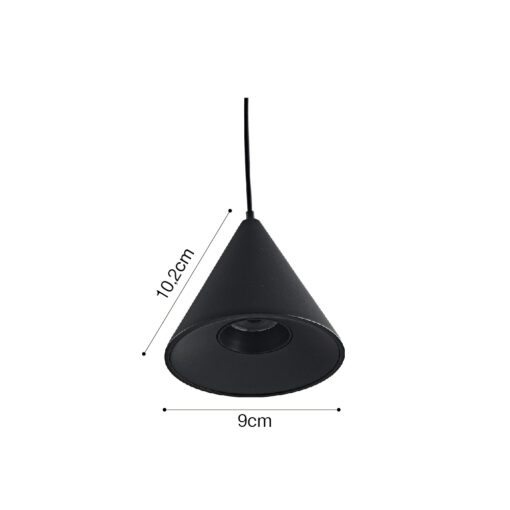 Inlight Φωτιστικό LED 7W 3000K για Chandler Track σε μαύρη απόχρωση D:9mx10,2cm (13C-00101)