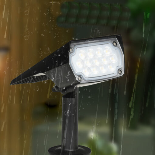 it-Lighting Melville 3W 3CCT Solar Spike Light in Black Color (80204810S)