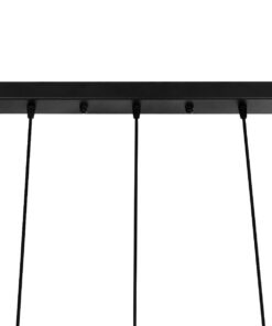 GLOBOSTAR® GLIND 201-0082 Vintage Κρεμαστό Φωτιστικό Οροφής με Ντουί 3 x E27 AC 220-240V IP20 – Μαύρο – Μ60 x Π25 x Υ50cm