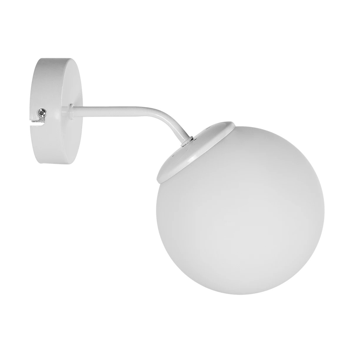 GLOBOSTAR® DALPH 203-0035 Vintage Φωτιστικό Τοίχου – Απλίκα με Ντουί 1 x E27 AC 220-240V IP20 – Λευκό – M15 x Π25 x Υ22cm