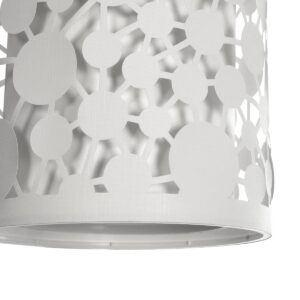 GLOBOSTAR® PETAL 203-0065 Μοντέρνο Κρεμαστό Φωτιστικό Οροφής με Ντουί 1 x E27 AC 220-240V IP20 – Λευκό – Μ23 x Π23 x Υ30cm