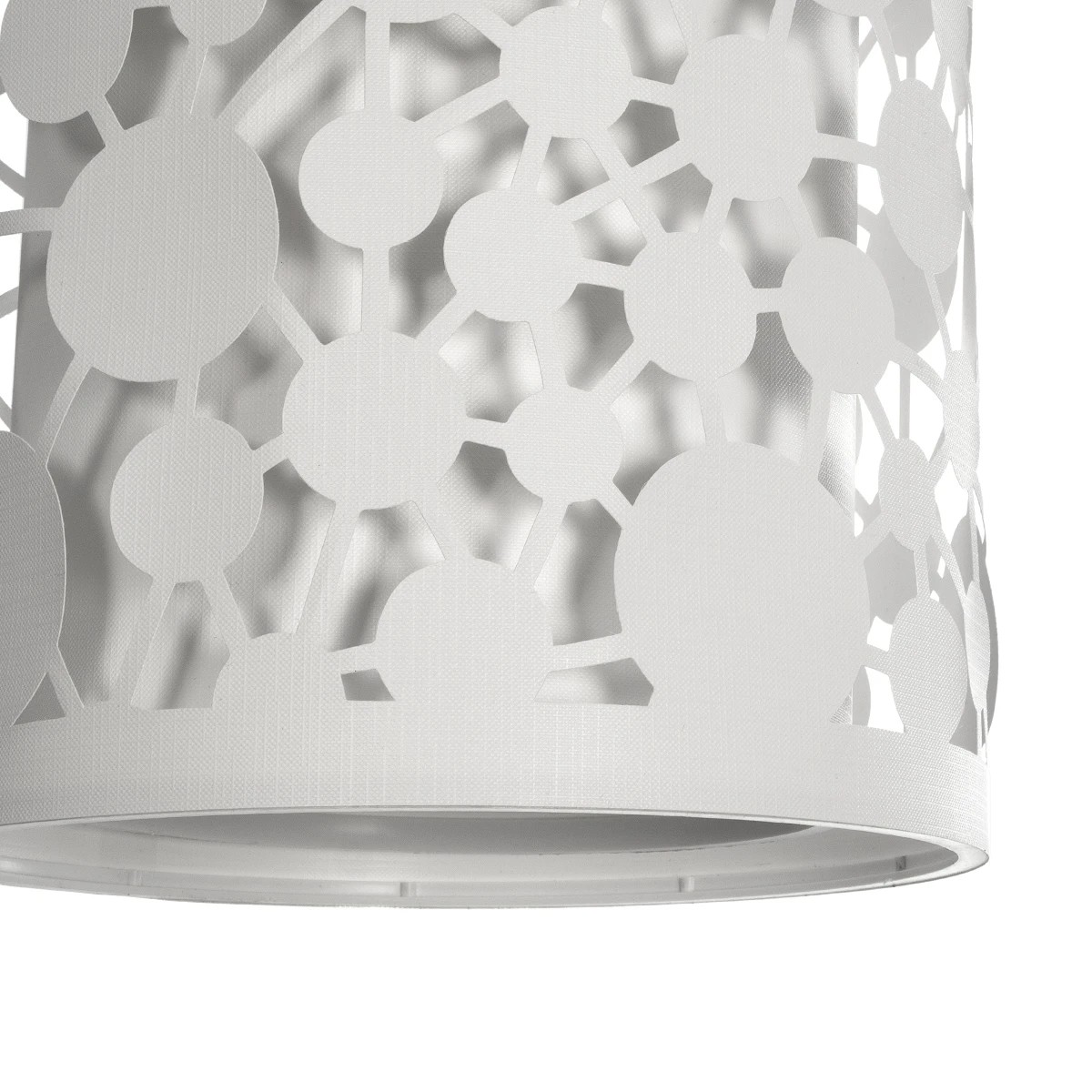 GLOBOSTAR® PETAL 203-0065 Μοντέρνο Κρεμαστό Φωτιστικό Οροφής με Ντουί 1 x E27 AC 220-240V IP20 – Λευκό – Μ23 x Π23 x Υ30cm