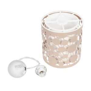 GLOBOSTAR® PETAL 203-0066 Μοντέρνο Κρεμαστό Φωτιστικό Οροφής με Ντουί 1 x E27 AC 220-240V IP20 – Ροζ – Μ23 x Π23 x Υ30cm