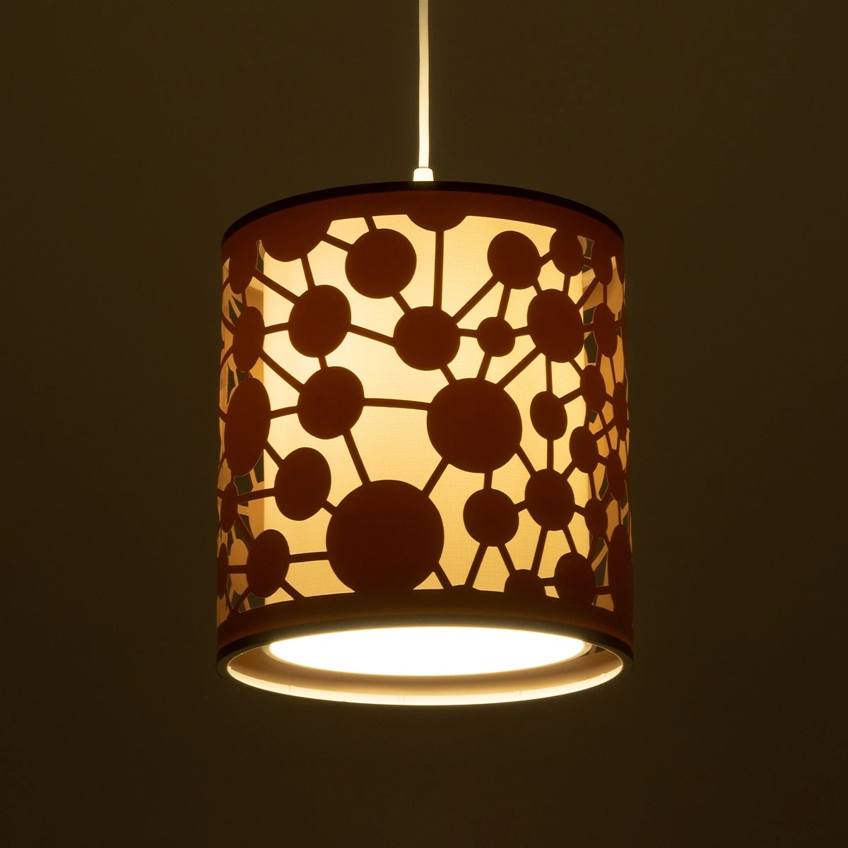 GLOBOSTAR® PETAL 203-0066 Μοντέρνο Κρεμαστό Φωτιστικό Οροφής με Ντουί 1 x E27 AC 220-240V IP20 – Ροζ – Μ23 x Π23 x Υ30cm