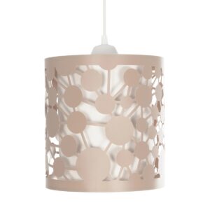 GLOBOSTAR® PETAL 203-0066 Μοντέρνο Κρεμαστό Φωτιστικό Οροφής με Ντουί 1 x E27 AC 220-240V IP20 – Ροζ – Μ23 x Π23 x Υ30cm