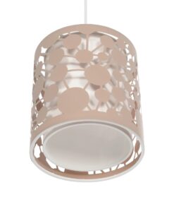 GLOBOSTAR® PETAL 203-0066 Μοντέρνο Κρεμαστό Φωτιστικό Οροφής με Ντουί 1 x E27 AC 220-240V IP20 – Ροζ – Μ23 x Π23 x Υ30cm