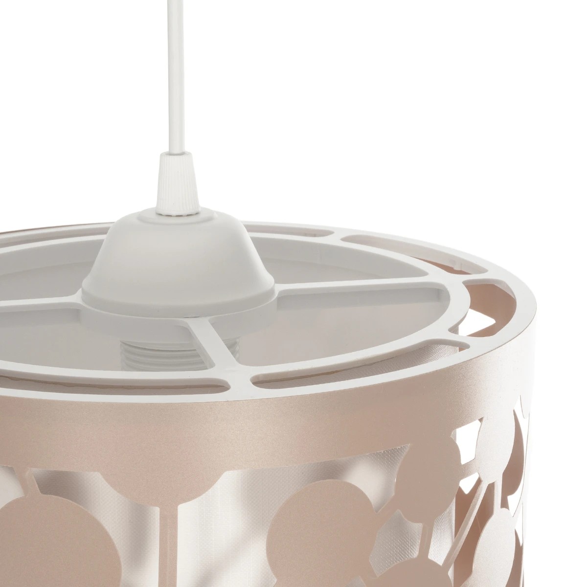 GLOBOSTAR® PETAL 203-0066 Μοντέρνο Κρεμαστό Φωτιστικό Οροφής με Ντουί 1 x E27 AC 220-240V IP20 – Ροζ – Μ23 x Π23 x Υ30cm