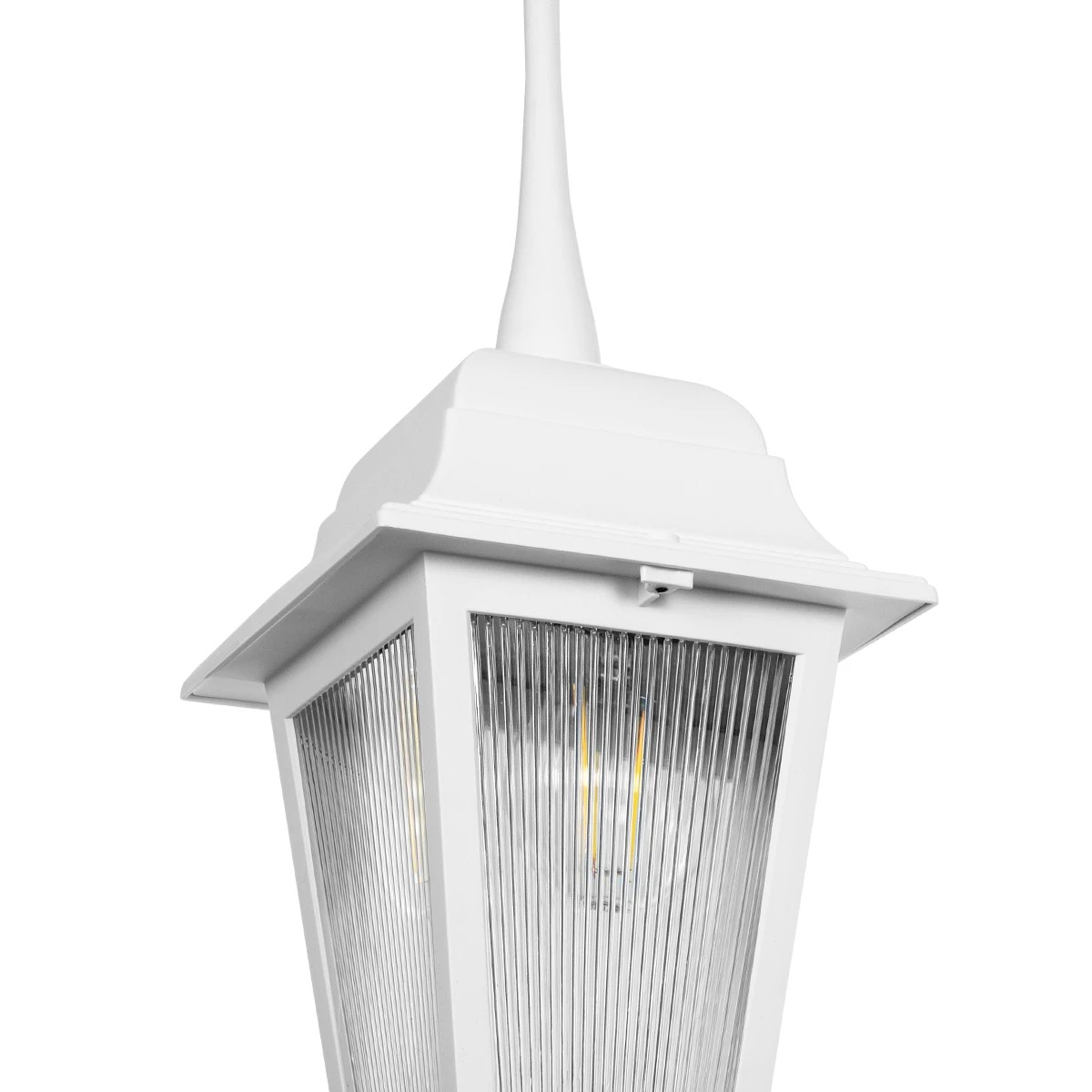 GLOBOSTAR® SOLME 203-0219 Vintage Φωτιστικό Οροφής με Ντουί 1 x E27 AC 220-240V IP44 – Λευκό – Μ15 x Π15 x Υ27cm