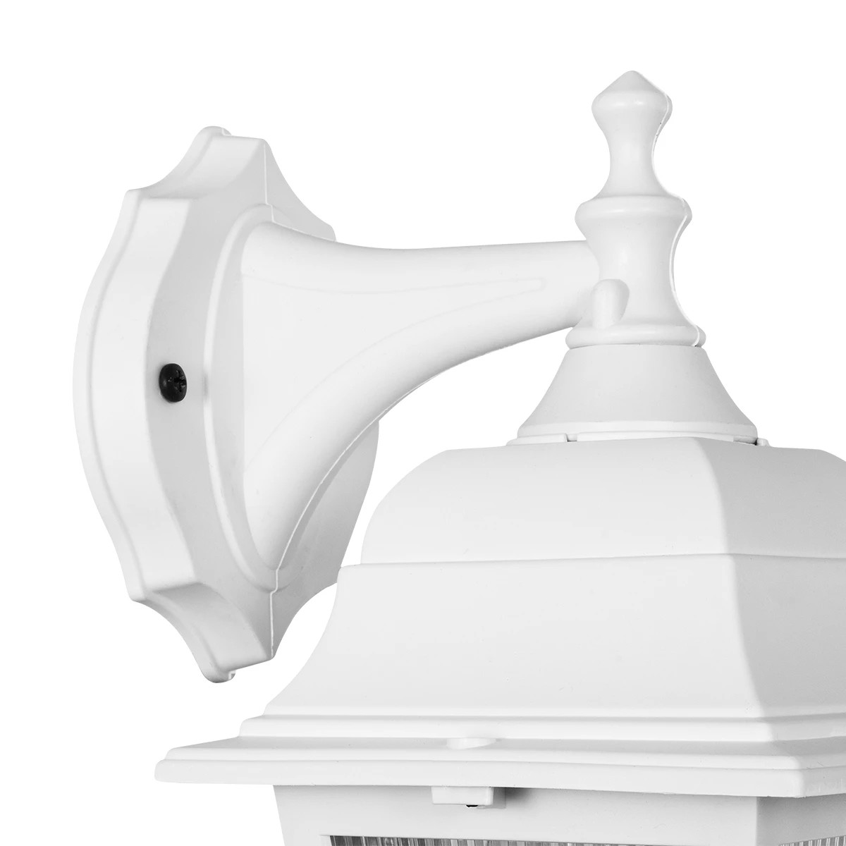 GLOBOSTAR® SOLME 203-0221 Vintage Φωτιστικό Τοίχου – Απλίκα με Ντουί 1 x E27 AC 220-240V IP44 – Λευκό – Μ15 x Π20 x Υ35cm