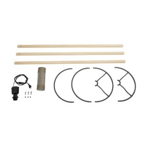 GLOBOSTAR® SAGA 204-0047 Μοντέρνο Επιδαπέδιο Φωτιστικό με Ντουί 1 x E27 AC 220-240V IP20 – Μπεζ & Πράσινο – Μ38 x Π38 x Υ140cm