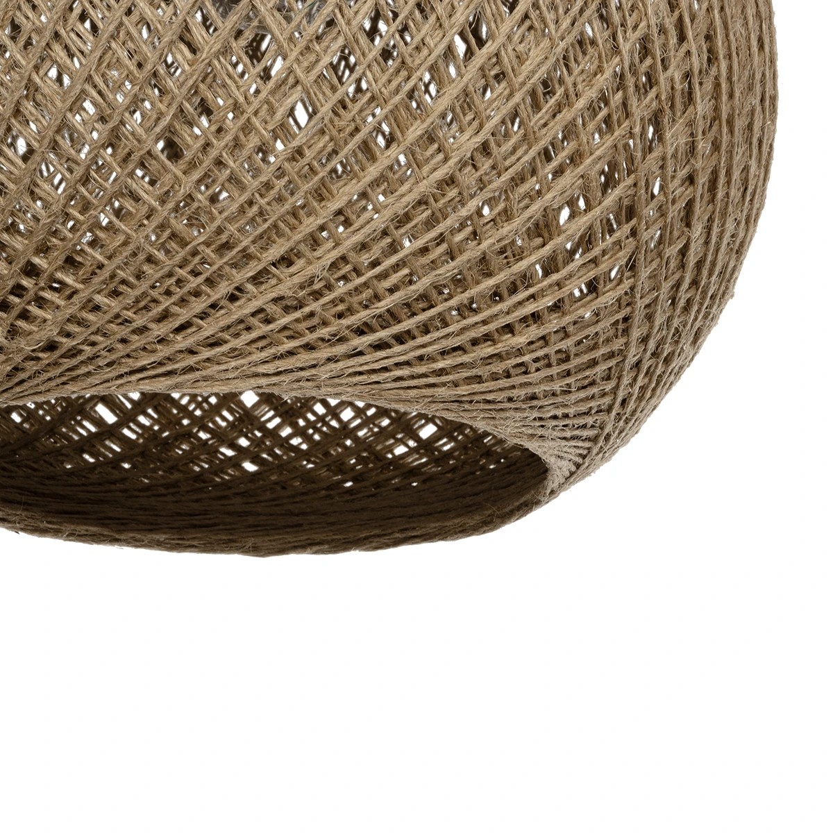 GLOBOSTAR® SOLEI 205-0002 Boho Κρεμαστό Φωτιστικό Οροφής με Ντουί 1 x E27 AC 220-240V IP20 – Μπεζ – M30 x Π30 x Υ26cm