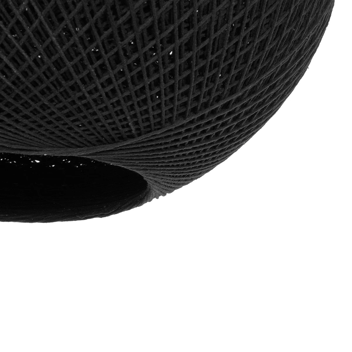 GLOBOSTAR® SOLEI 205-0004 Boho Κρεμαστό Φωτιστικό Οροφής με Ντουί 1 x E27 AC 220-240V IP20 – Μαύρο – M40 x Π40 x Υ36cm