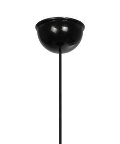 GLOBOSTAR® SOLEI 205-0006 Boho Κρεμαστό Φωτιστικό Οροφής με Ντουί 1 x E27 AC 220-240V IP20 – Μαύρο – M20 x Π20 x Υ25cm