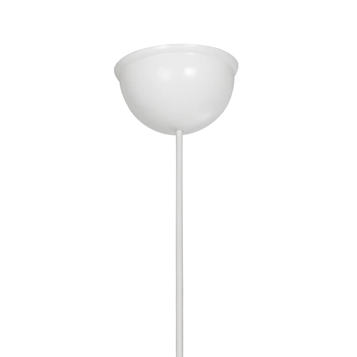 GLOBOSTAR® SOLEI 205-0009 Boho Κρεμαστό Φωτιστικό Οροφής με Ντουί 1 x E27 AC 220-240V IP20 – Λευκό – M20 x Π20 x Υ25cm