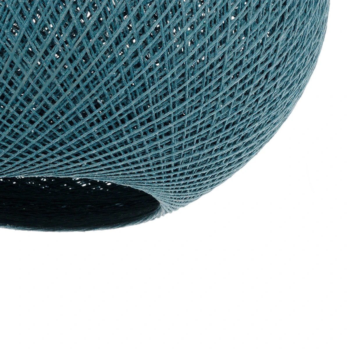 GLOBOSTAR® SOLEI 205-0010 Boho Κρεμαστό Φωτιστικό Οροφής με Ντουί 1 x E27 AC 220-240V IP20 – Τιρκουάζ – M40 x Π40 x Υ36cm