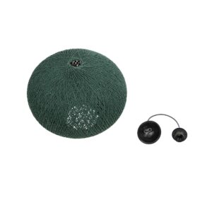 GLOBOSTAR® SOLEI 205-0013 Boho Κρεμαστό Φωτιστικό Οροφής με Ντουί 1 x E27 AC 220-240V IP20 – Πράσινο – M40 x Π40 x Υ36cm