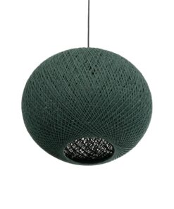 GLOBOSTAR® SOLEI 205-0013 Boho Κρεμαστό Φωτιστικό Οροφής με Ντουί 1 x E27 AC 220-240V IP20 – Πράσινο – M40 x Π40 x Υ36cm