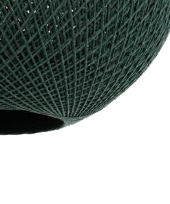 GLOBOSTAR® SOLEI 205-0013 Boho Κρεμαστό Φωτιστικό Οροφής με Ντουί 1 x E27 AC 220-240V IP20 – Πράσινο – M40 x Π40 x Υ36cm