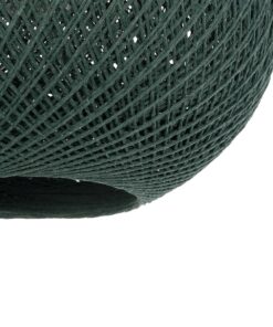 GLOBOSTAR® SOLEI 205-0014 Boho Κρεμαστό Φωτιστικό Οροφής με Ντουί 1 x E27 AC 220-240V IP20 – Πράσινο – M30 x Π30 x Υ26cm