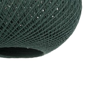 GLOBOSTAR® SOLEI 205-0014 Boho Κρεμαστό Φωτιστικό Οροφής με Ντουί 1 x E27 AC 220-240V IP20 – Πράσινο – M30 x Π30 x Υ26cm