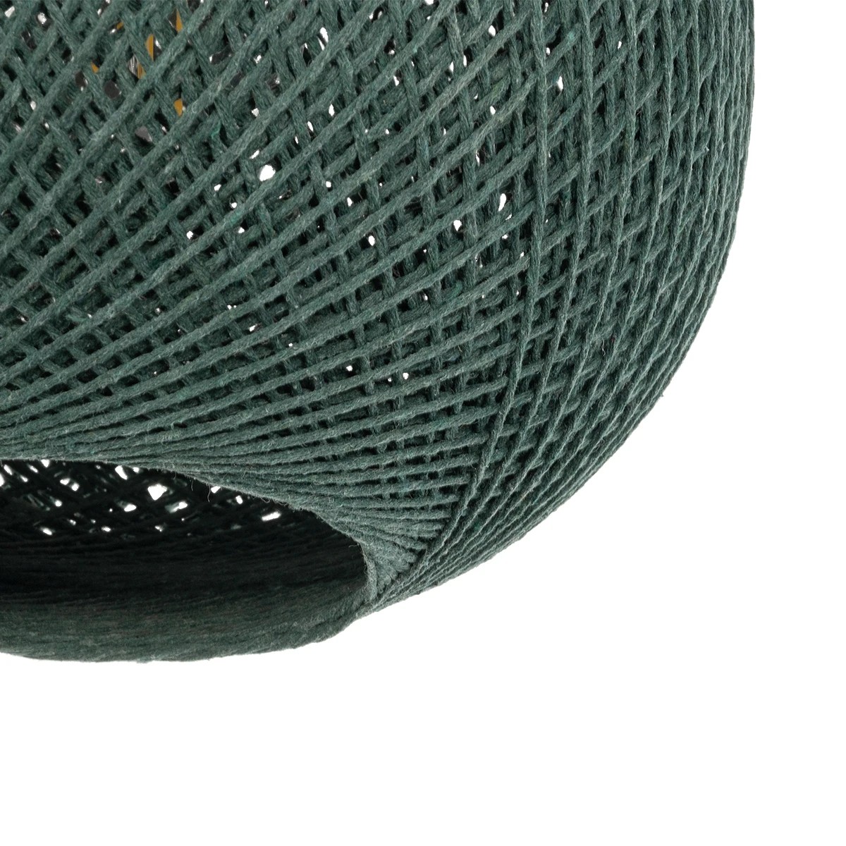 GLOBOSTAR® SOLEI 205-0015 Boho Κρεμαστό Φωτιστικό Οροφής με Ντουί 1 x E27 AC 220-240V IP20 – Πράσινο – M20 x Π20 x Υ25cm